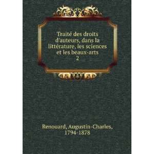   et les beaux arts. 2 Augustin Charles, 1794 1878 Renouard Books