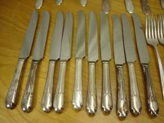 Antique 37 Pc WM Rogers Silver  Plated A1 Silverware Set Flatware not 