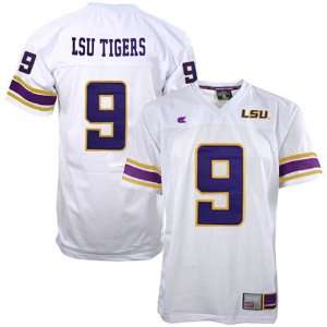  LSU Tigers #9 White Youth Official Zone Jersey Sports 