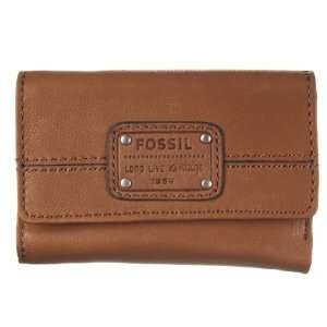  Fossil Womens Mercer Leather Flap Multifunction Wallet 