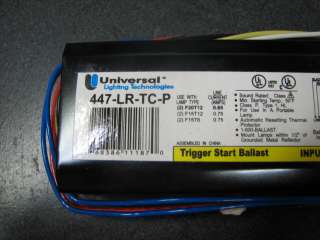 Universal 447 LR TC P 2 Lamp Trigger Start Ballast (6)  