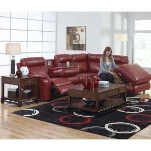  Catnapper Chastain Red Sectional