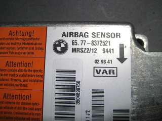 BMW E39 Airbag Sensor Module 98 99 528i 540i E38 740i 750iL E46 323i 