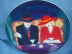 Sango Cafe Americana Dinner Plate(s) Martini Drink 4911  