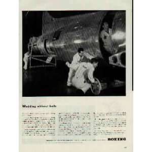   halves of a Boeing B 17 Flying Fortress  1943 Boeing ad, A1090
