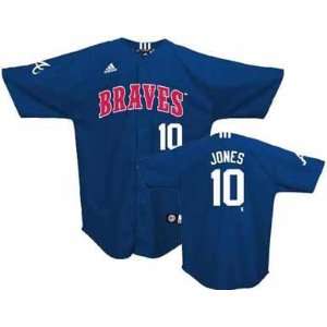  Atlanta Braves Chipper Jones Adidas Youth Player Jersey 
