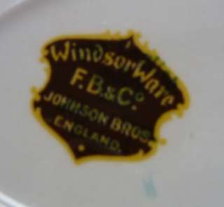 JOHNSON BROS. WINDSOR WARE F.B.&C. VEGETABLE DISH SZ 9 3/4 VINTAGE 