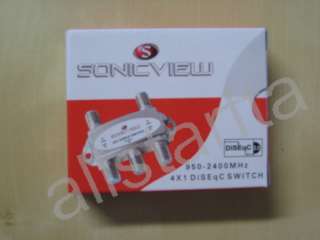 Brand New Sonicview 4x1 DiSEqC Switch Diseq 950 2400MHz  