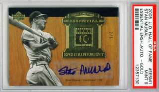 2005 Upper Deck STAN MUSIAL signed auto #2 of 5 PSA 9  