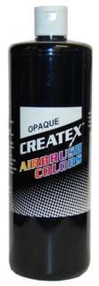 16 oz. CREATEX Opaque Black 5211 PT Airbrush Paint Art  