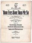   HAVE TOLD ME SO GUSTAVE KAHN WALTER BLAUFUSS PIANO SHEET MUSIC  