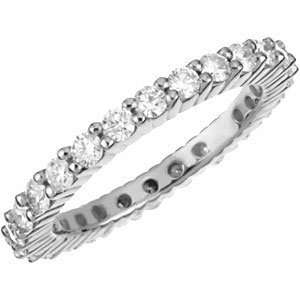 Genuine IceCarats Designer Jewelry Gift 18K White Gold Wedding Band 