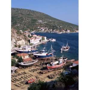  Fishing Boats in Harbour, Agia Kyriaki, Pelion, Greece 