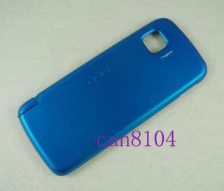 Blue New Battery Cover Door For Nokia 5230 + Stylus  