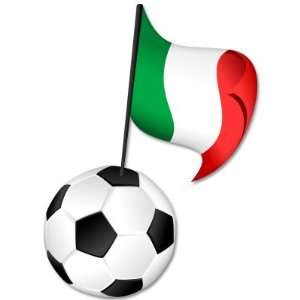  ITALY Italia Football team car bumper sticker 3 x 5 