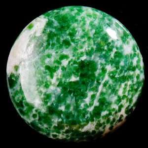  25mm Green Spot Agate Round Cabochon   Pack Of 1 Arts 