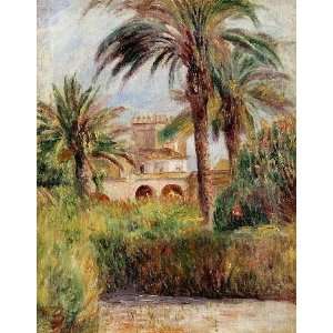   The Test Garden in Algiers, by Renoir PierreAuguste