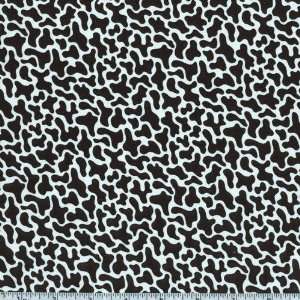  45 Wide Beez Trail Black and White Fabric By The Yard 