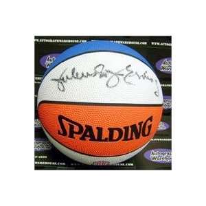   Dr. J. autographed Basketball (ABA Basketball)