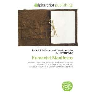  Humanist Manifesto (9786133595255) Books