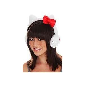  Hello Kitty Cute White Red Bow Earmuffs By Sanrio Toys 