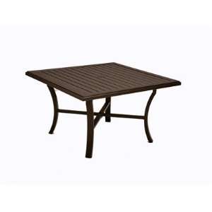  Torino Square Table with Wire Mesh Top Finish Hammered 