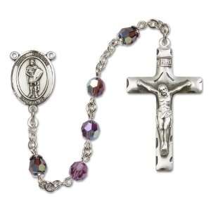   Rosary features a St. Saint Florian Medal Pendant Center. St. Saint