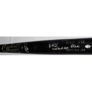 Vernon Wells Signed Game Used Louisville Slugger Pm Bat   Autographed 