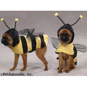  Cute Hooded Honey Bumble Bee Halloween Dog Costume Large