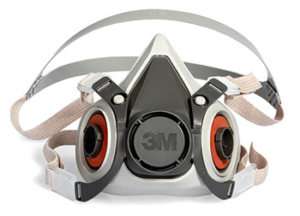 3M 6100 Small Respirator Paint Spray Dust Half Mask  