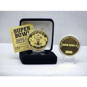  Super Bowl II 24kt Gold Flip Coin