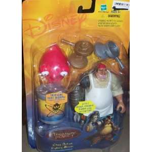  Disney Treasure Planet   Chop Action Cyborg Silver Toys 