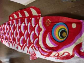 Japanese Paper Koinobori Flag Banner Vintage Kite 3.64m  