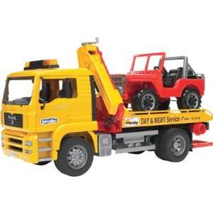  Bruder MAN Tow Truck with Cross Country Vehicle   116 
