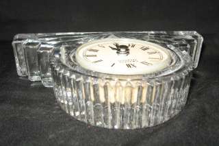 Old Vintage Table Clock with glass Case Taiwan 1980rare  