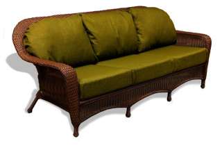   Patio Furniture LEX 651 Deep Seating Java Wicker 6 Pc. Sofa Set  