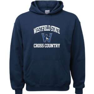  Westfield State Owls Navy Youth Cross Country Arch Hooded 