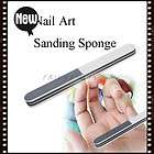 Nail Art Nail Care Sponge Sanding Nail Art Tips Files Buffers Polisher 