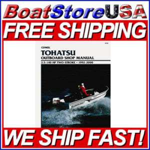 Tohatsu 2.5 140 HP Two Stroke Outboards, 1992 2000 B790  