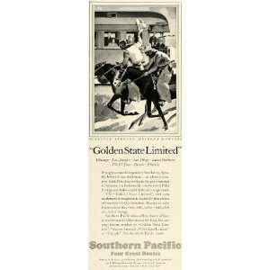   Limited Train Western Cowboys   Original Print Ad