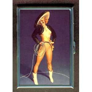   MEXICAN WESTERN PIN UP RETRO ID CIGARETTE CASE WALLET 