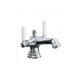 Kohler Monoblock Lavatory Faucet w/White Ceramic Lever Handles K 10579 