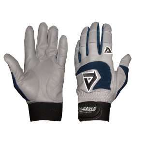  Akadema Professional Batting Gloves Grey/Navy Sports 