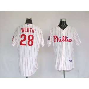 Jayson Werth #28 Philadelphia Phillies Replica Home Jersey Size 52 (XL 