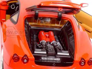 FERRARI F430 RED 1/18 DIECAST MODEL CAR BY HOTWHEELS  
