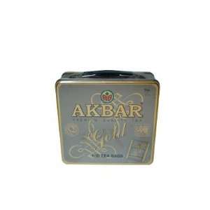 Akbar Tea Gold in Metal Box Grocery & Gourmet Food
