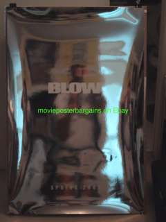 BLOW MOVIE POSTER JOHNNY DEPP ULTRA RARE  FOIL ADVANCE  