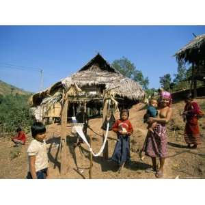  People at Kat Khammay Akha Village, Between Luang Nam Tha 