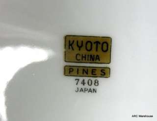 VINTAGE KYOTO CHINA DISH SET PINES 7408 LOT 98 PCS EXCELLENT 7 PC 