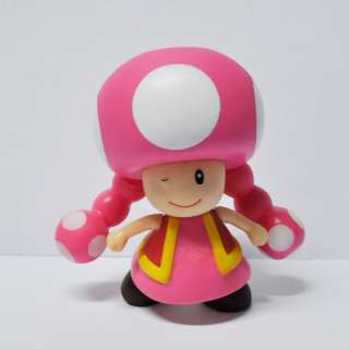 Mario Bros 4 TOADETTE Poseable Action Figure Toy_M7  
